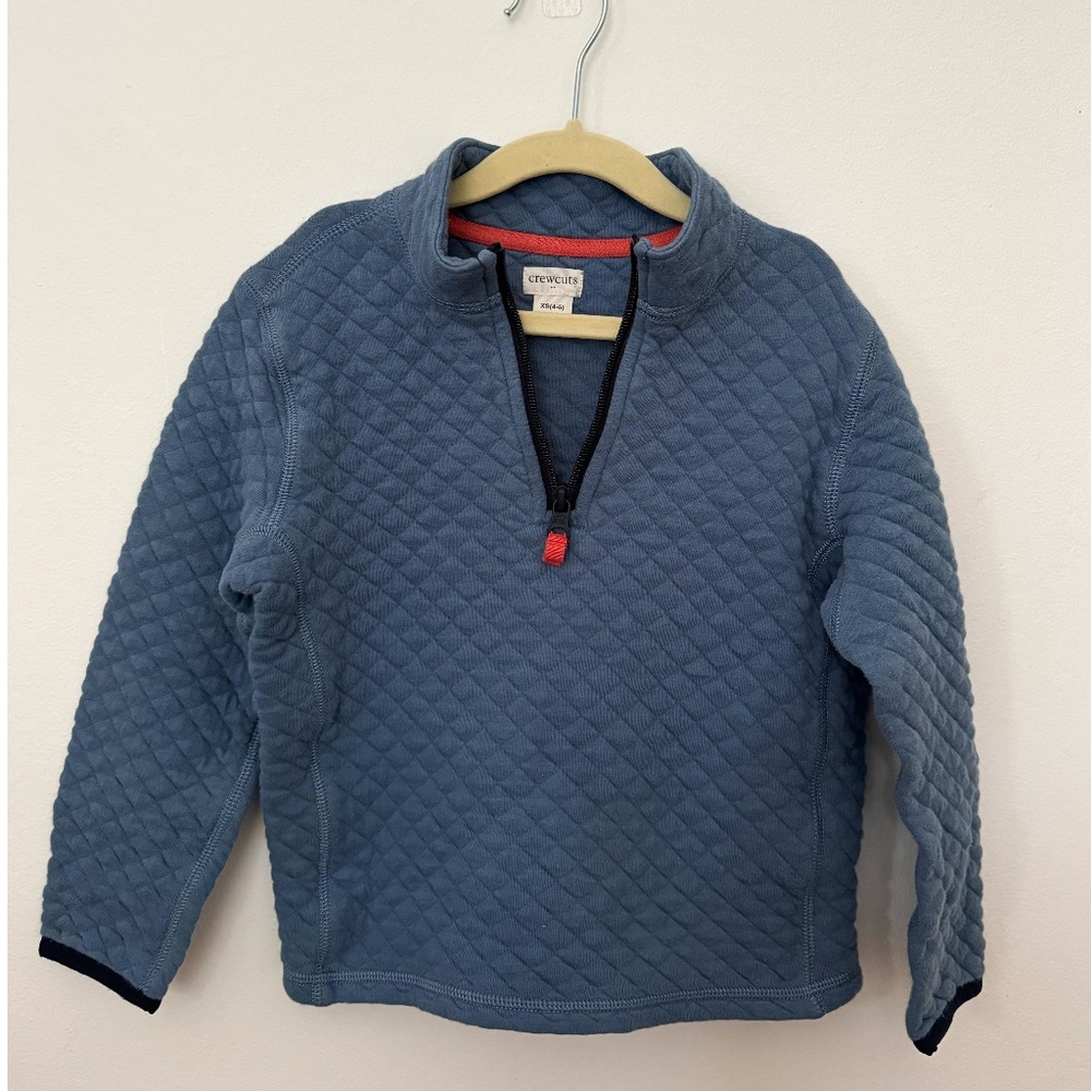SOLD J Crew Factory Boys Quilted half-zip